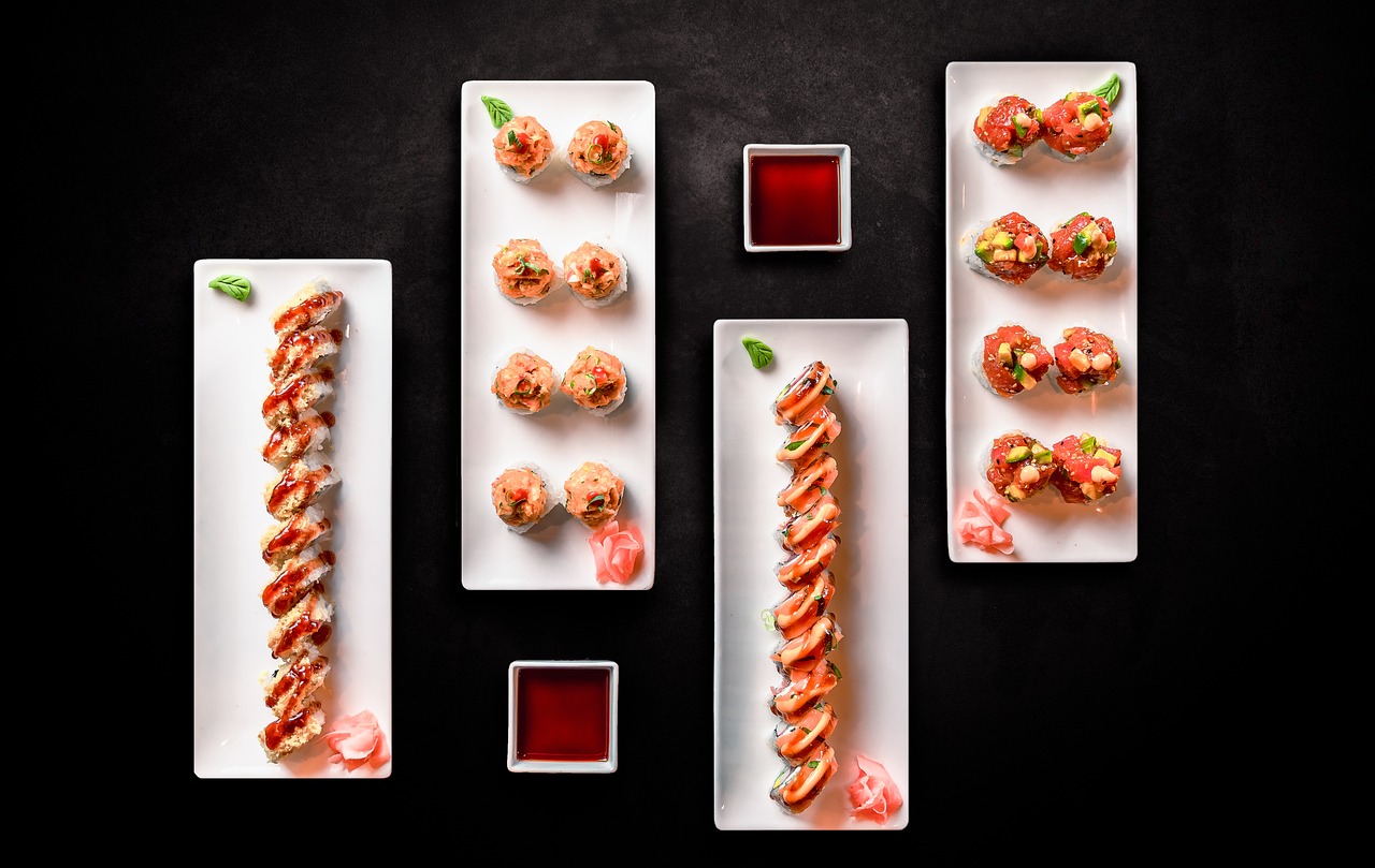 Fresh sushi, a Tokyo speciality