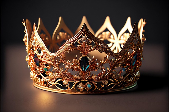 A jewelled crown, like those in the Crown Jewels collection