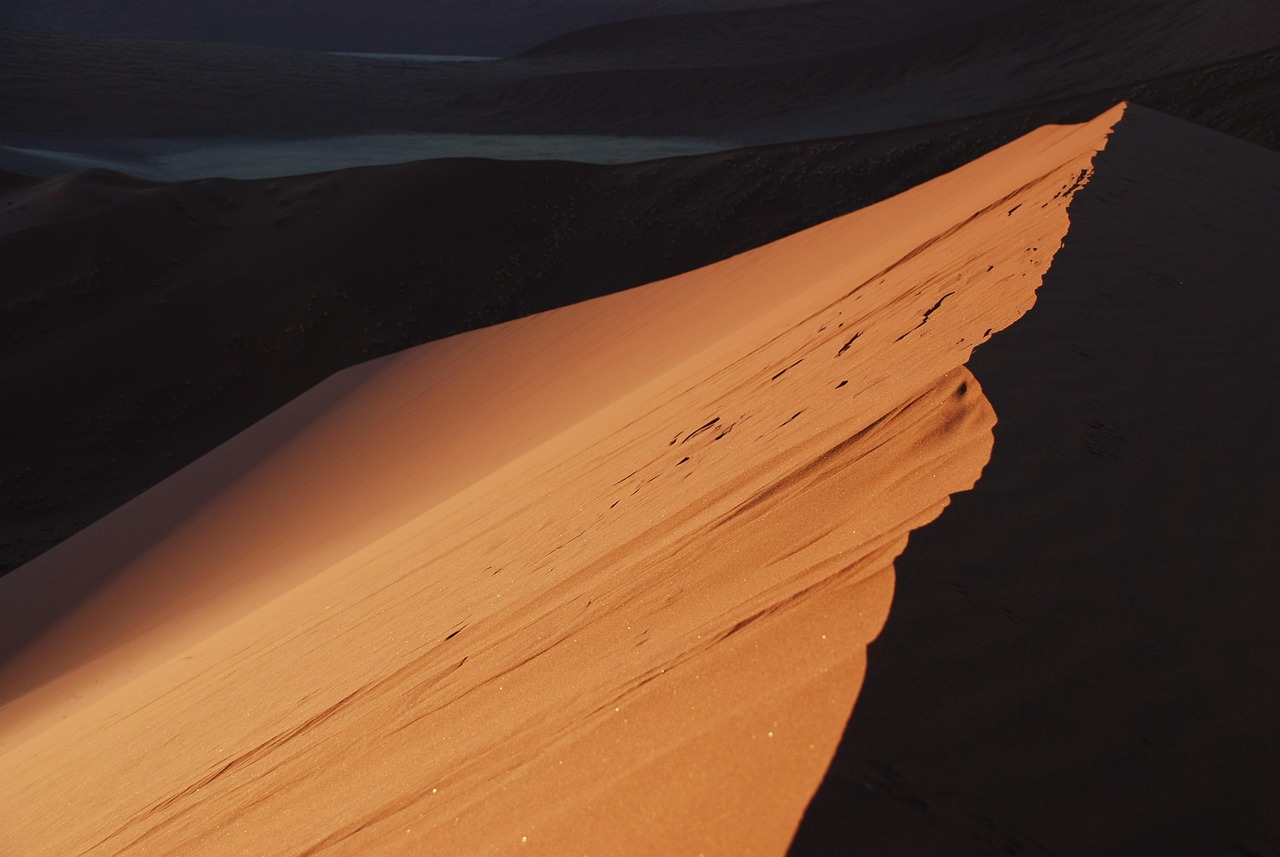 Sand dunes of the Karakum desert