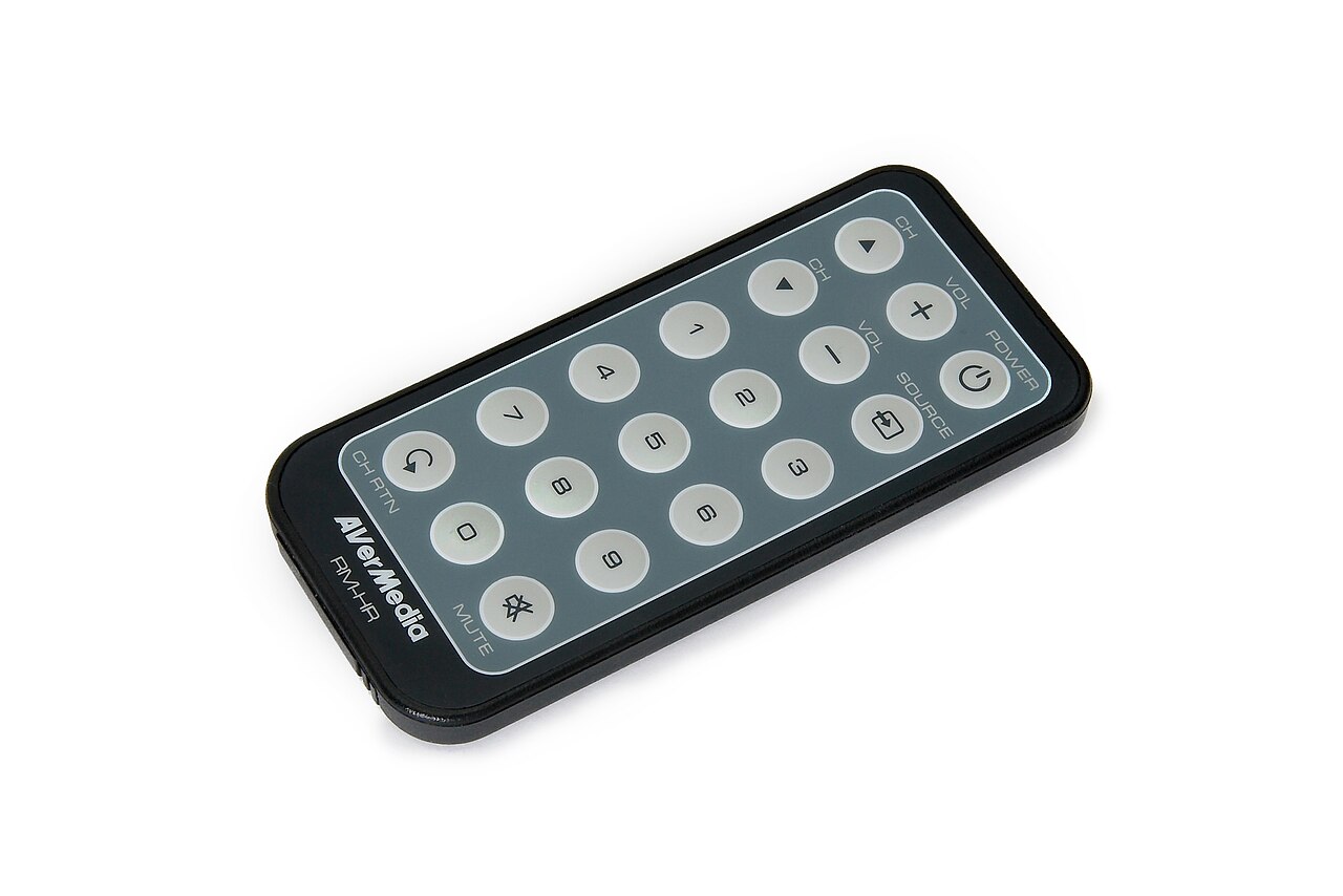 A television remote control