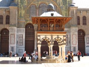 The Umayyad Mosque in Damascus