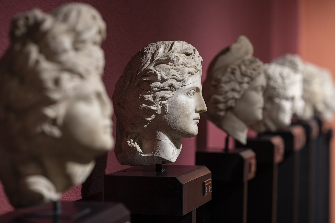 A marble sculpture of the kind displayed at the V&A