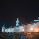 The Novgorod Kremlin beside the Volkhov River