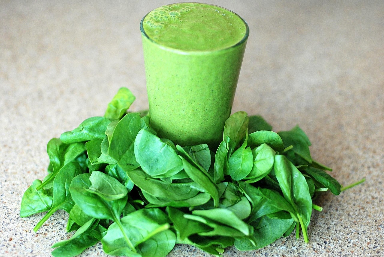 Fresh leafy green vegetables