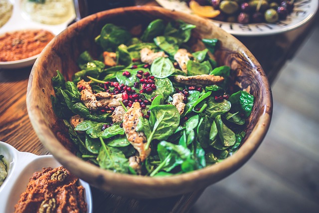 A fresh vegetable salad