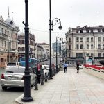 Vladivostok cityscape above the harbor