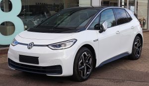 A Volkswagen ID.3 electric car