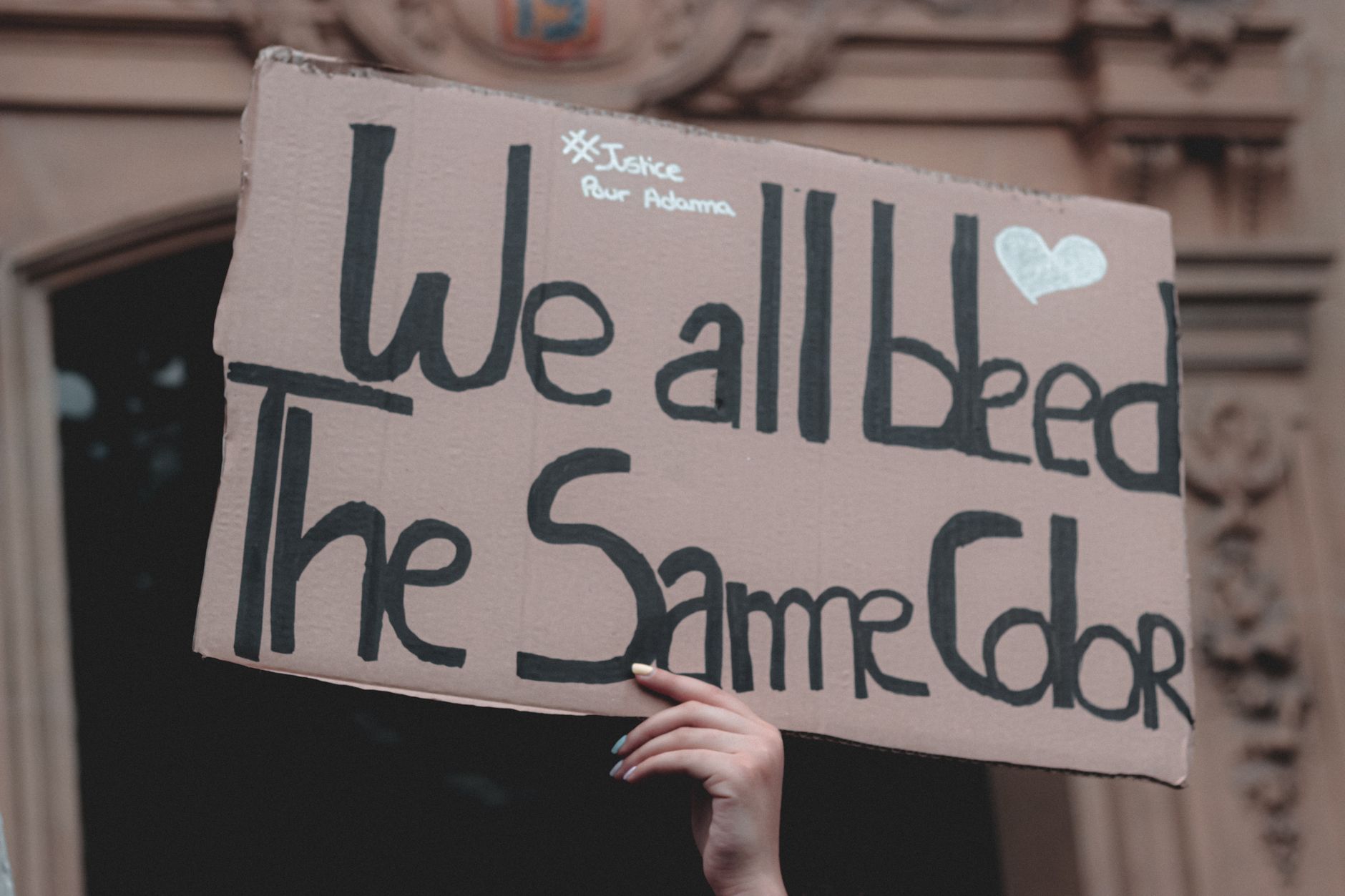 We are human, we are the same - Signature