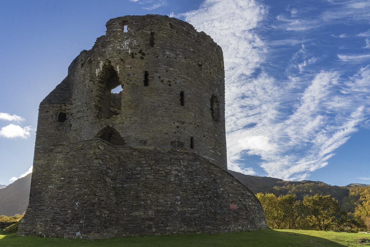 A Welsh castle overlooking the landscape, a reminder of centuries of conflict