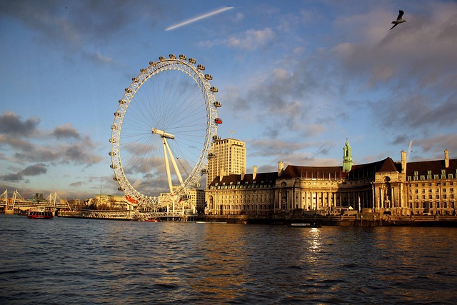 The London Eye and Westminster across the Thames