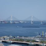 Yokohama Bay Bridge and waterfront