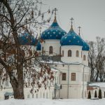 Yuriev Monastery near Veliky Novgorod by Lake Ilmen