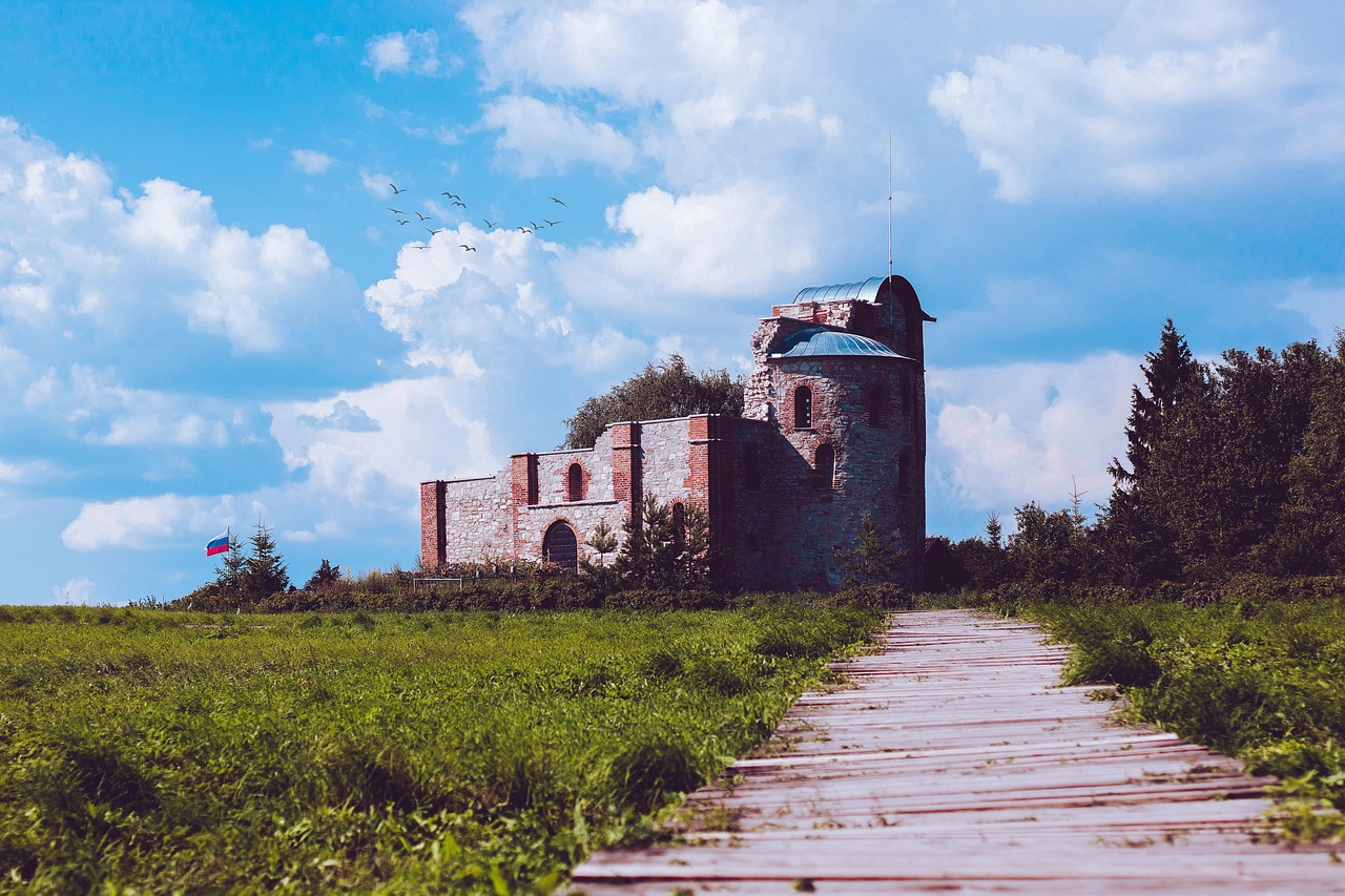 Yuriev Monastery near Veliky Novgorod by Lake Ilmen