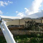 An overview of the sprawling Tarxien temple complex on Malta