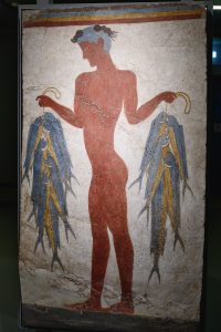 Fisherman Fresco Akrotiri