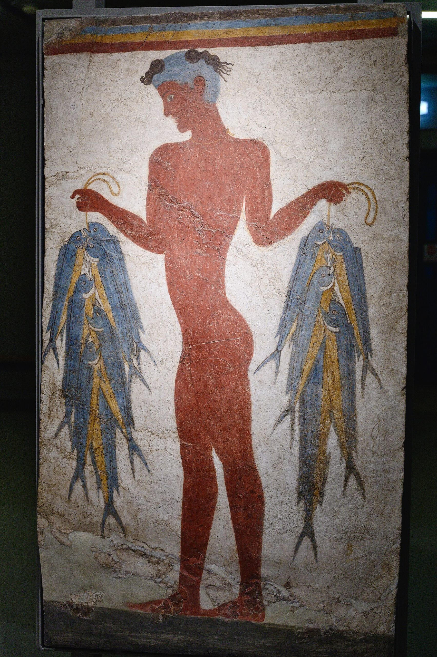 Fisherman Fresco Akrotiri