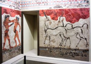 Boxing Boys fresco