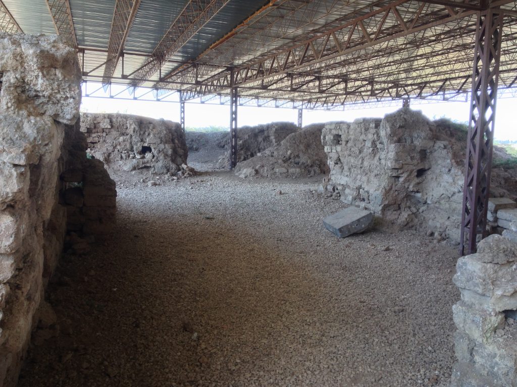 The excavated mound of Alalakh, ancient Tell Atchana, in the Amuq plain