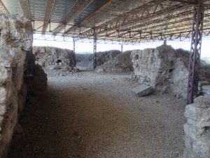 The excavated mound of Alalakh, ancient Tell Atchana, in the Amuq plain