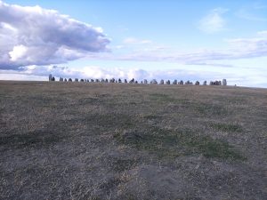 The stone ship viewed from the seaward side