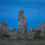 The great stone ship of Ale’s Stones set on its clifftop above the Baltic