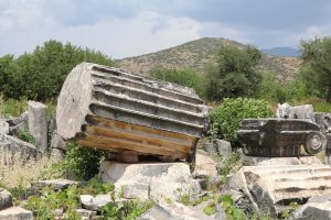 Columns of the Temple of Aphrodite at Aphrodisias