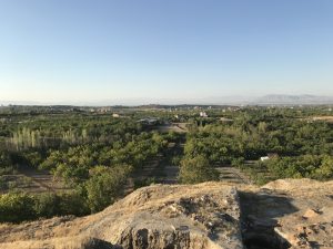 The archaeological remains of the palace complex at Arslantepe