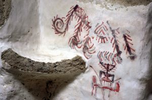 Wall paintings from Arslantepe displayed in the Malatya museum