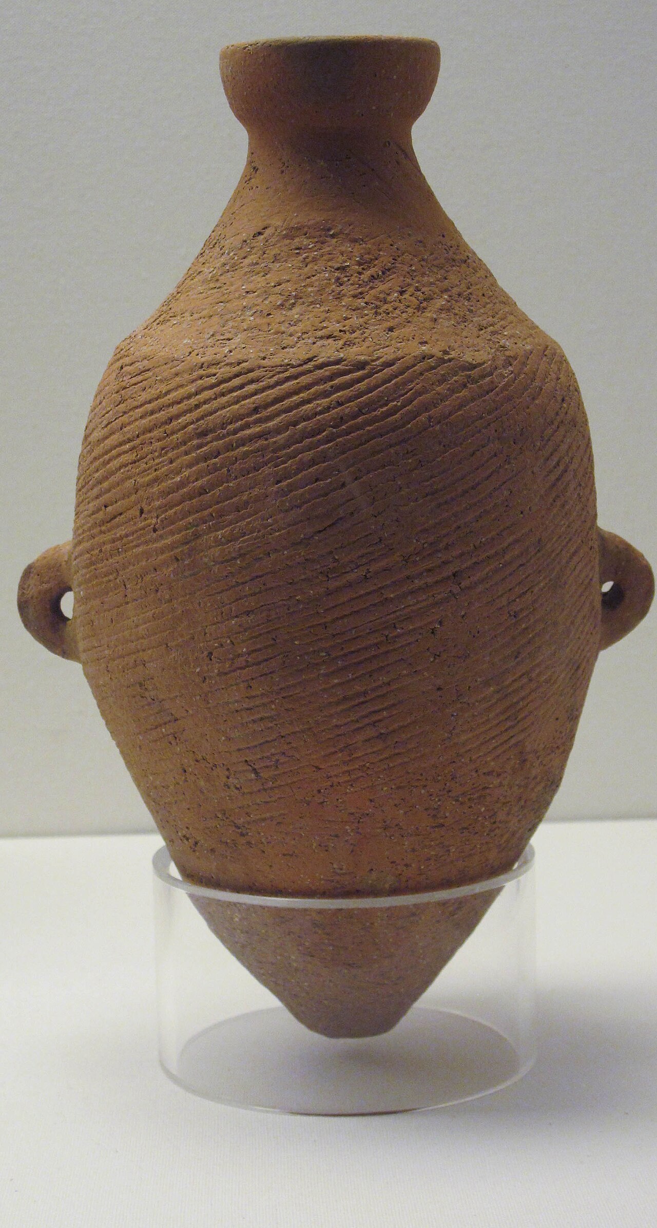 Yangshao cordmarked Amphora, Banpo Phase.Museum für Asiatische Kunst
