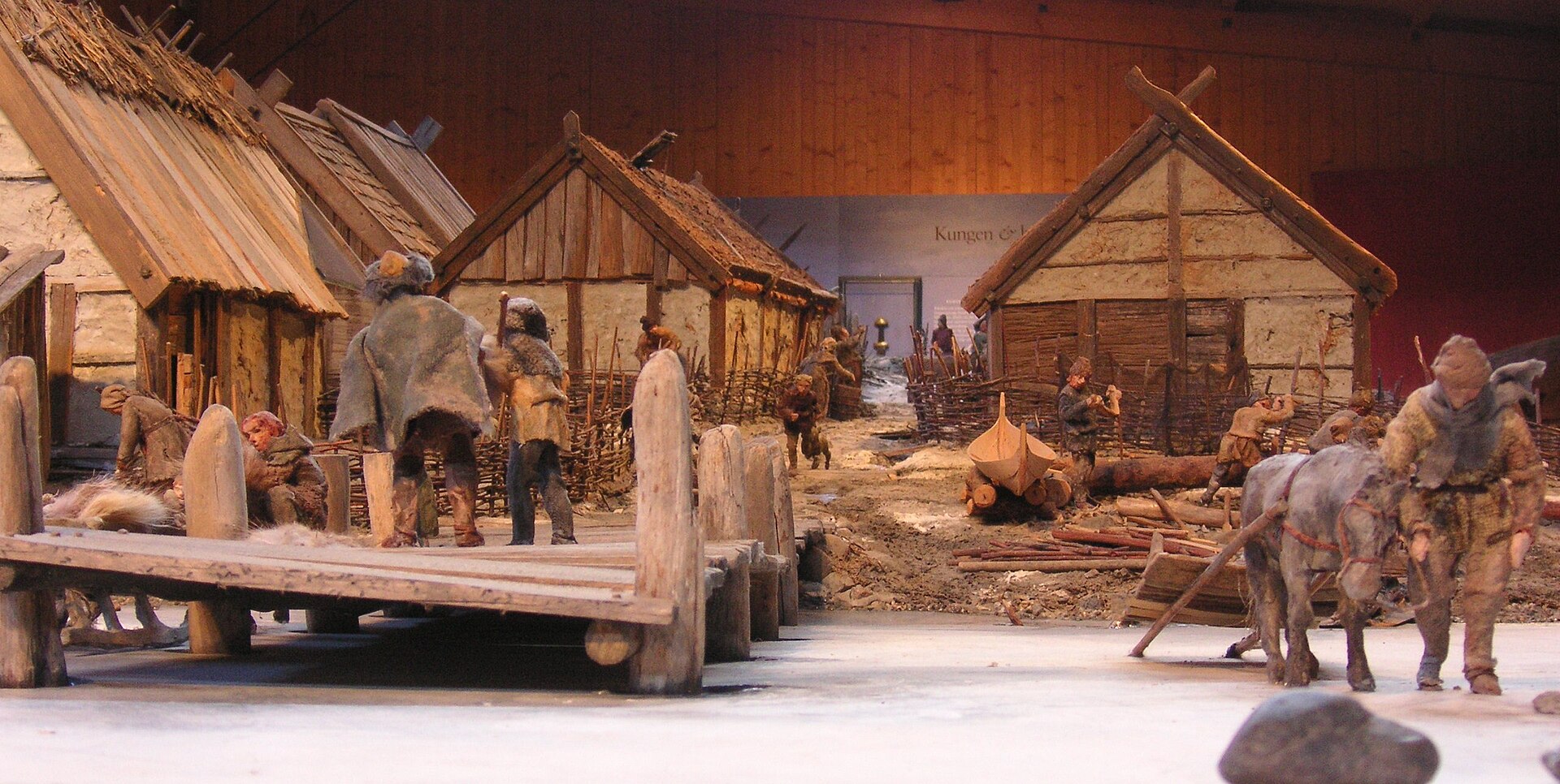Model of Birka town