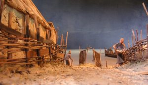 Model of Birka harbor