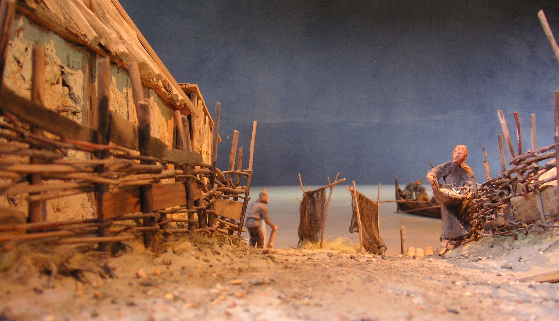 Model of Birka harbor