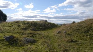 Birka town rampart