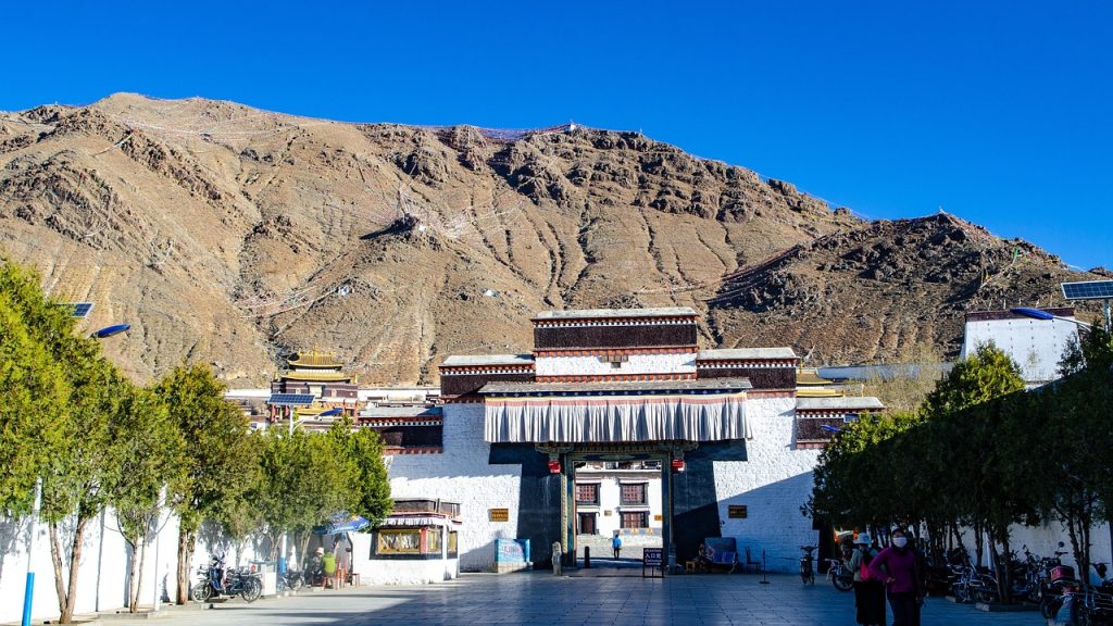 A monastery of the kind where Buryat was written and taught