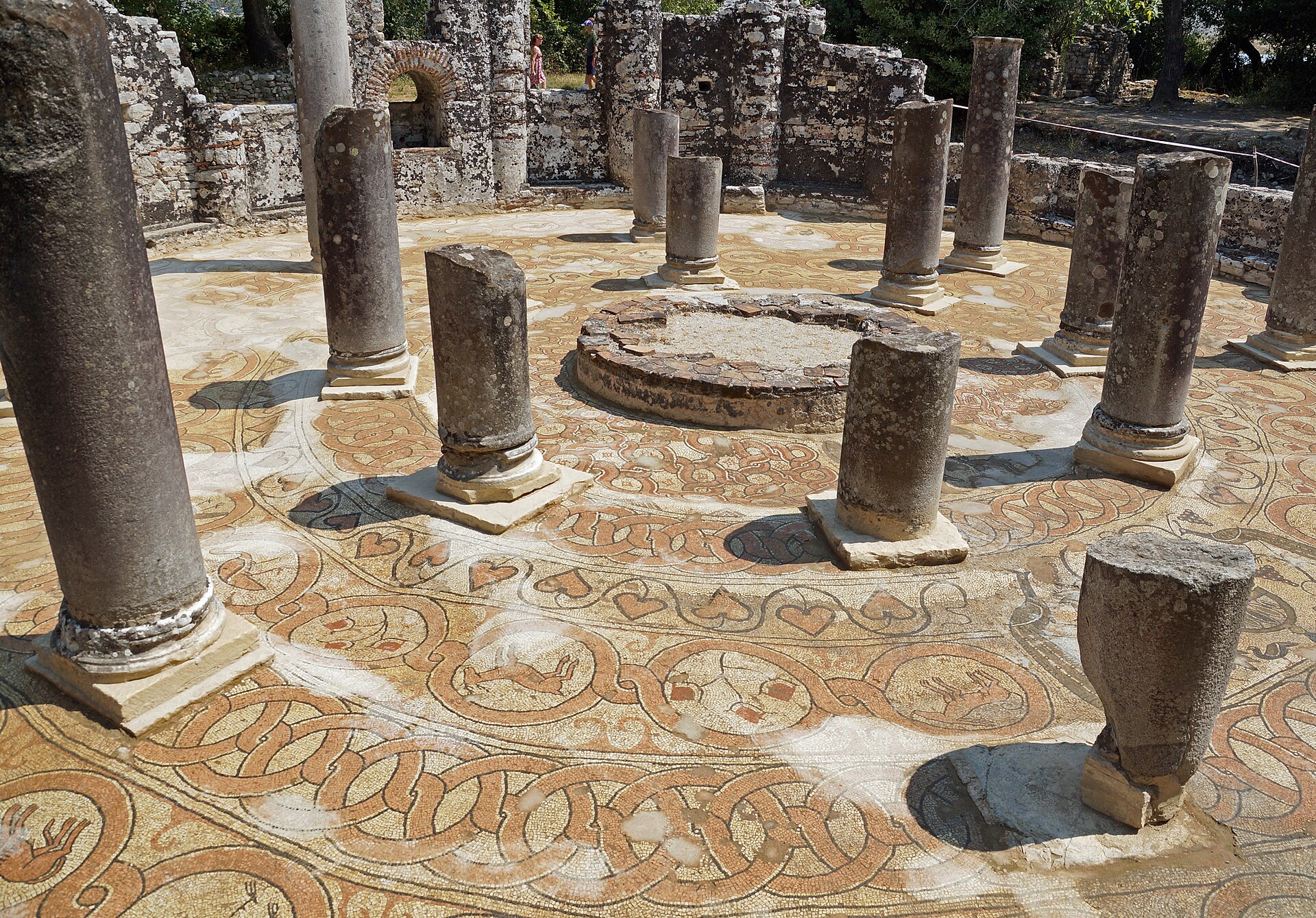 Butrint Baptistery mosaic