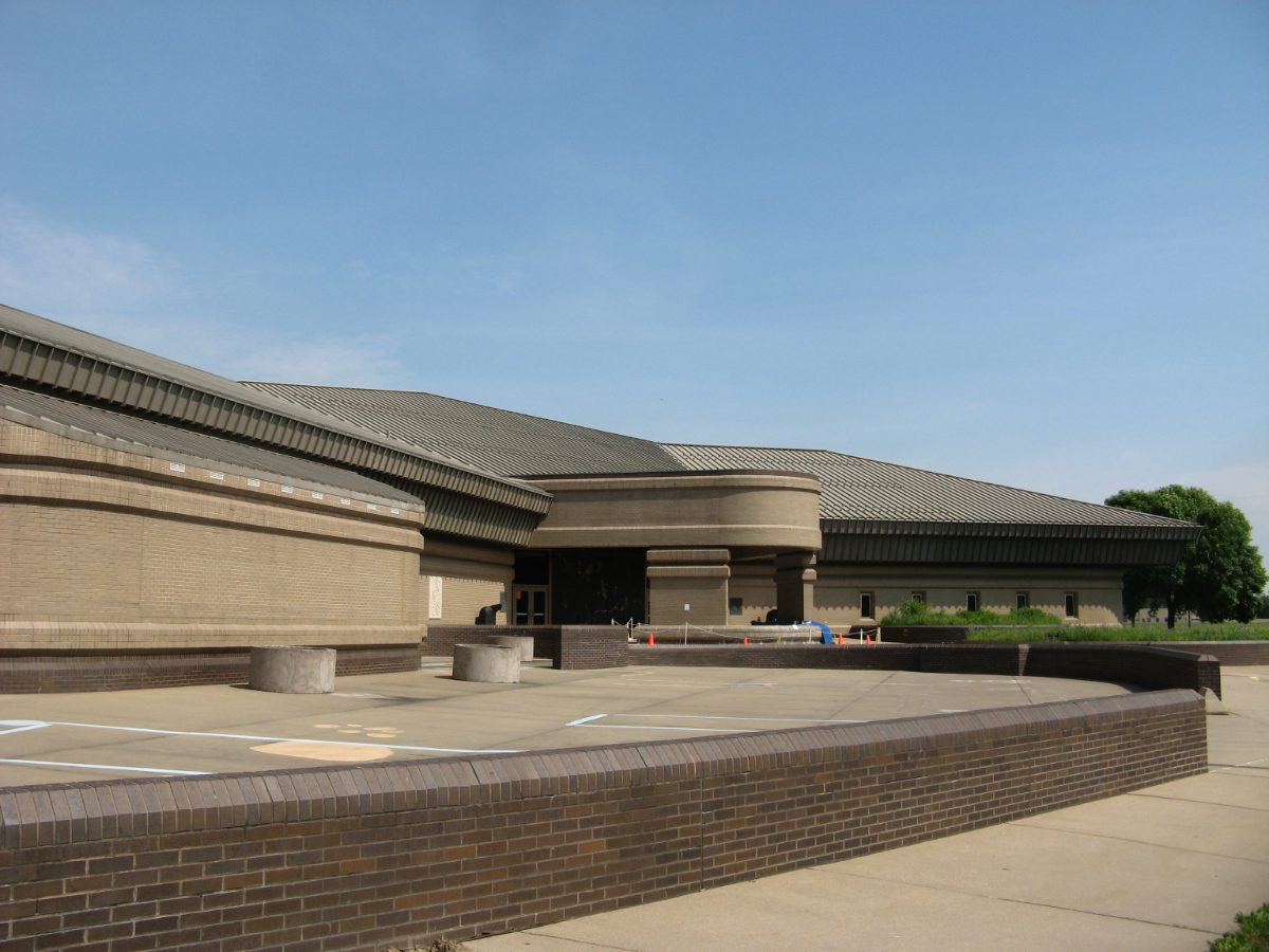 Interpretive Center building at the Cahokia Mounds State Historic Site