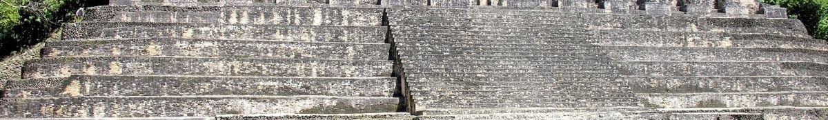 Stairway of the Sky Palace complex at Caracol