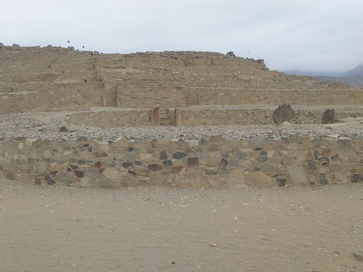 The Great Pyramid, Piramide Mayor, at Caral
