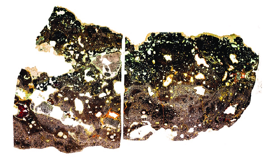 A section of ancient slag recovered from Cayonu, evidence of early metalworking
