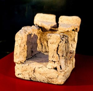 A Neolithic model house from Cayonu displayed in the Diyarbakir Archaeology Museum