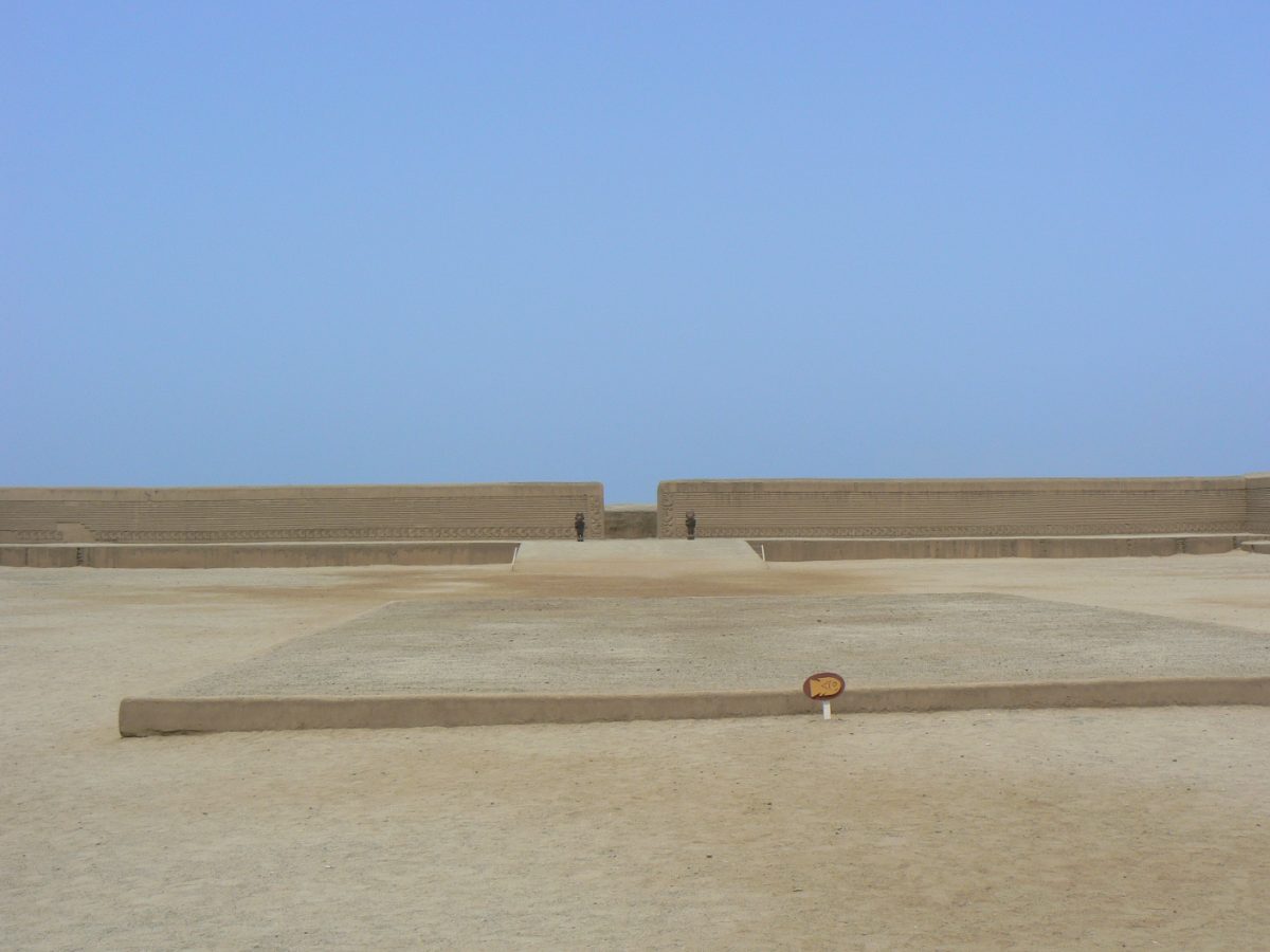 The main square of the Tschudi Palace at Chan Chan