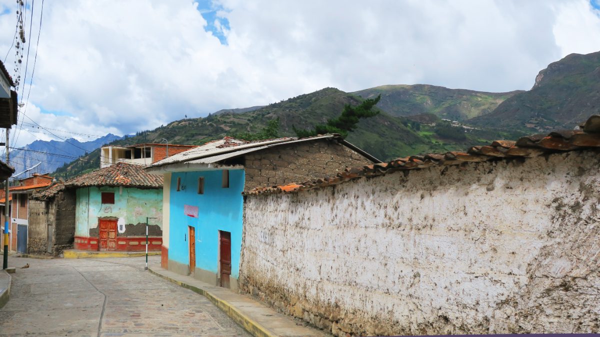 Stone terraces and architecture at Chavin de Huantar