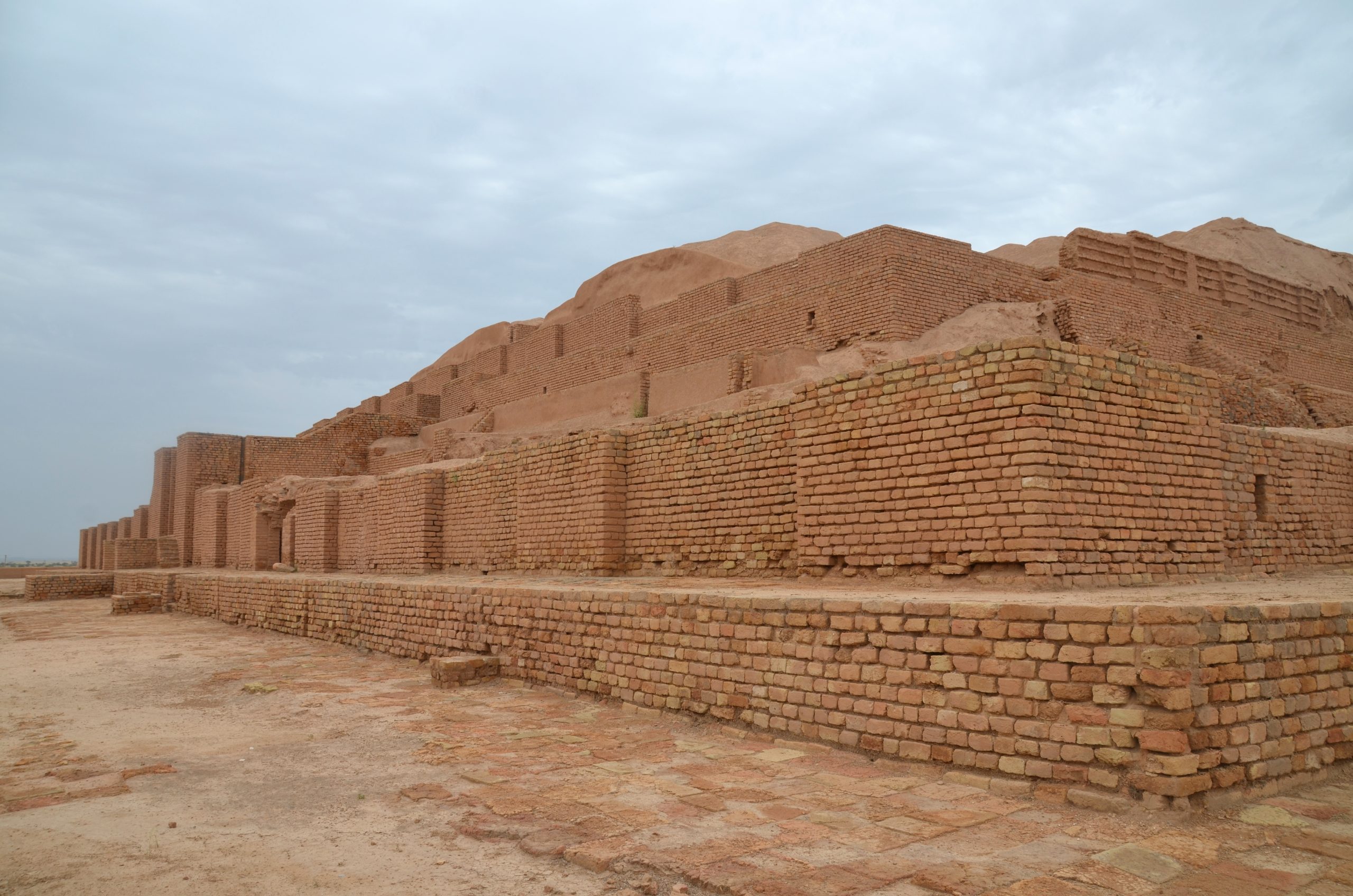 The east side of the Chogha Zanbil ziggurat