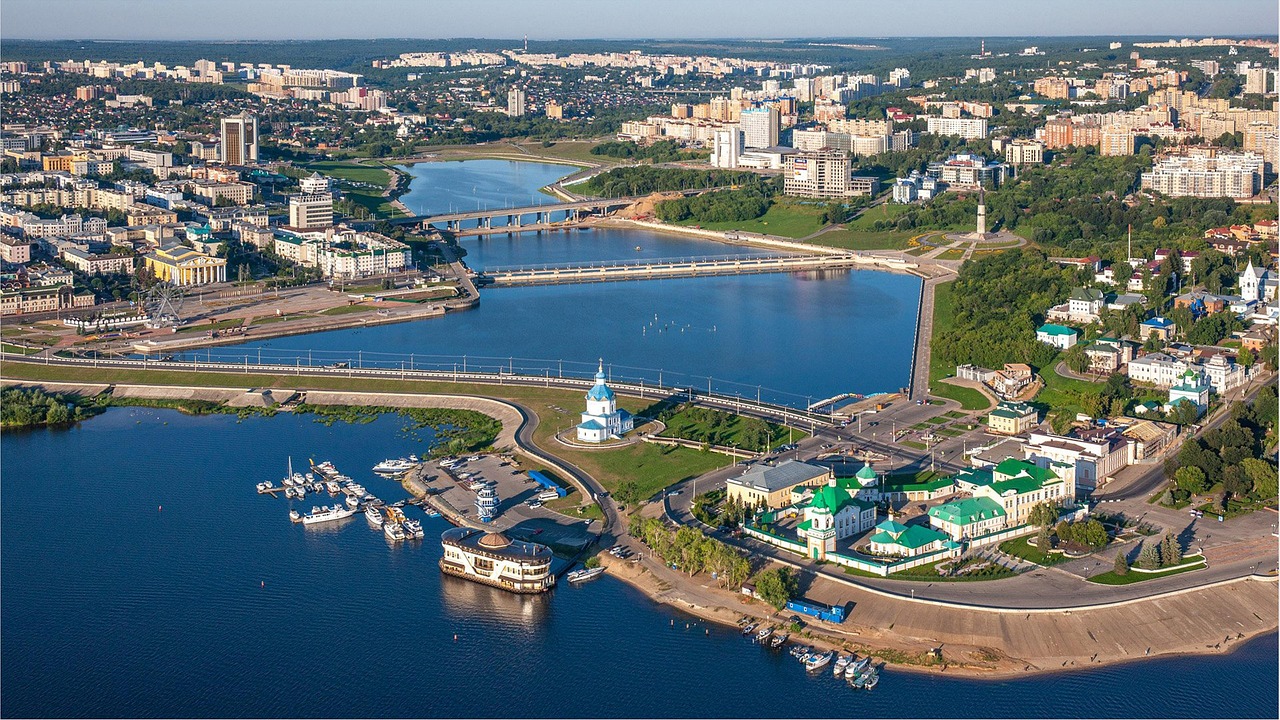 Cheboksary, the capital of Chuvashia on the Volga