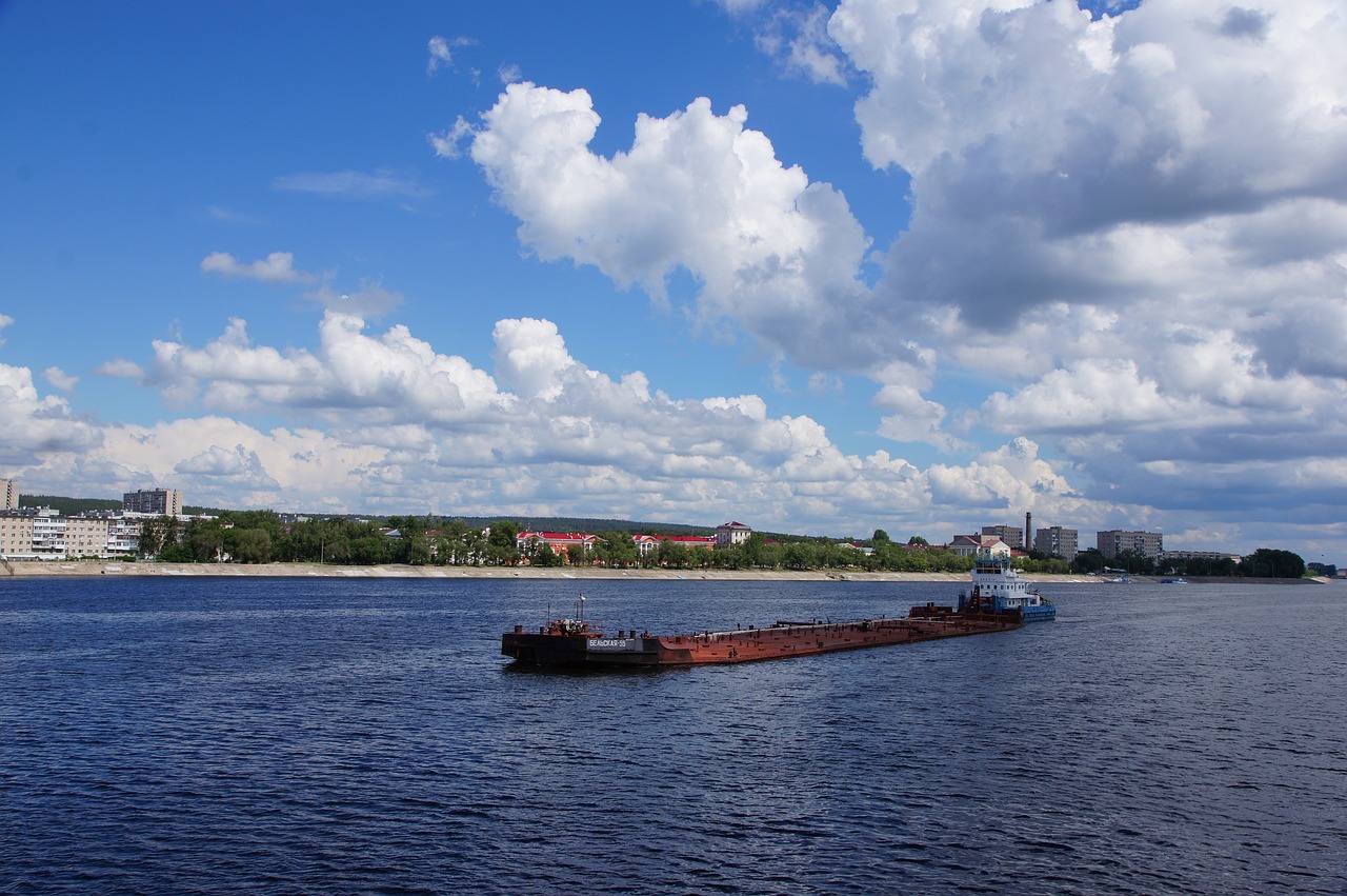 The Volga, along which Russian power reached the Chuvash