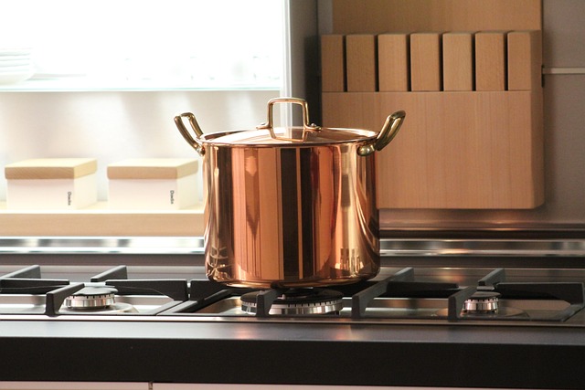 Hand-worked copper cookware, the craft for which the Purépecha town of Santa Clara del Cobre is famous