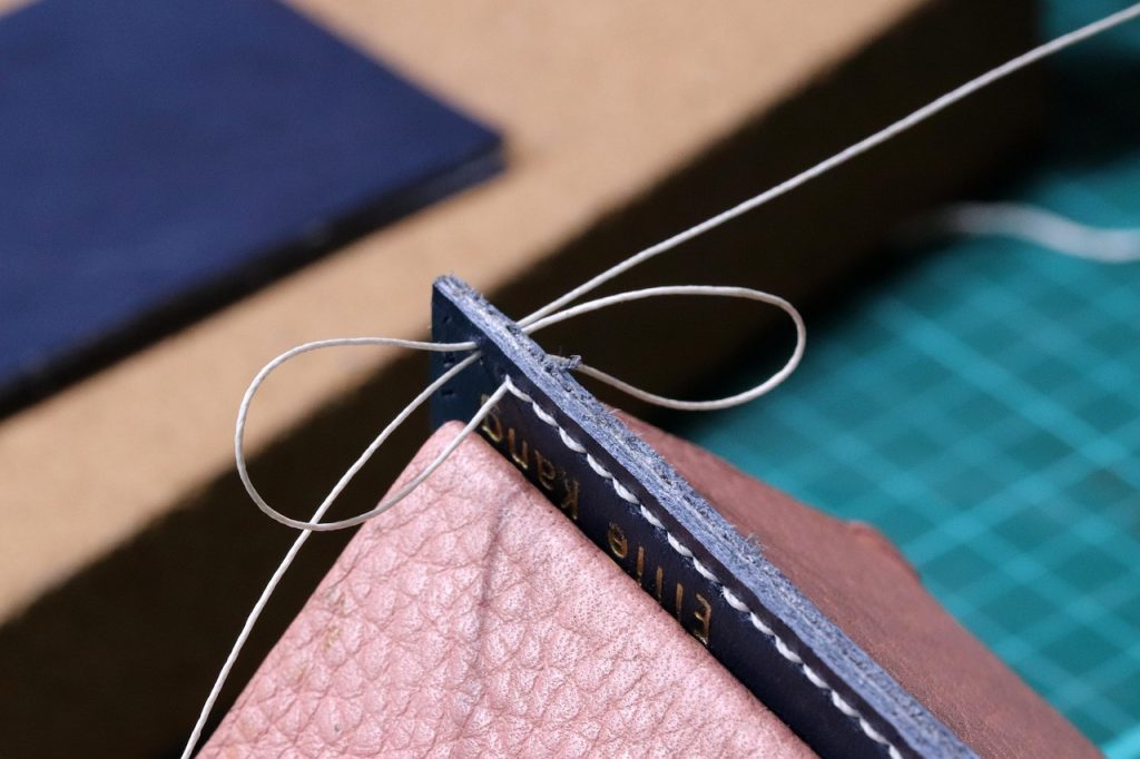 Leatherworking, a skill adapted from Tehuelche guanaco-hide craft