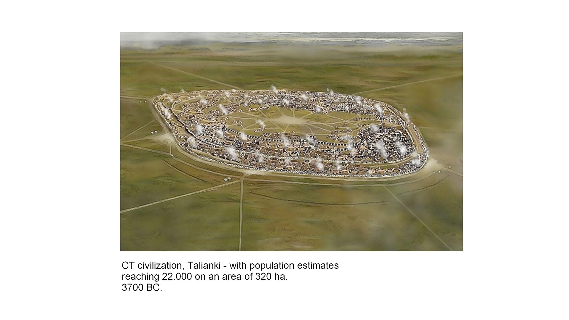 The mega-settlement at Talianki, one of the largest, sprawling across some 320 hectares.