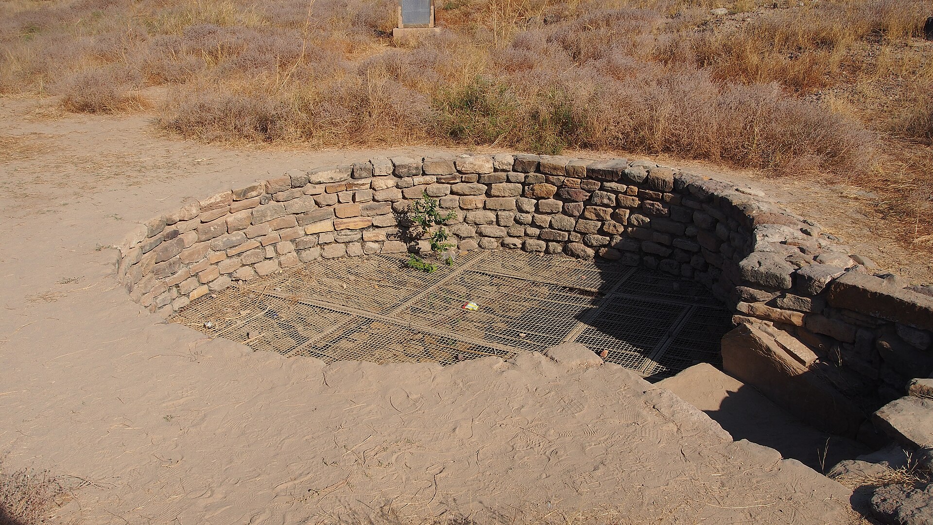 A stone-lined well at Dholavira, one of several ways the city reached for water in a landscape that offered almost none.