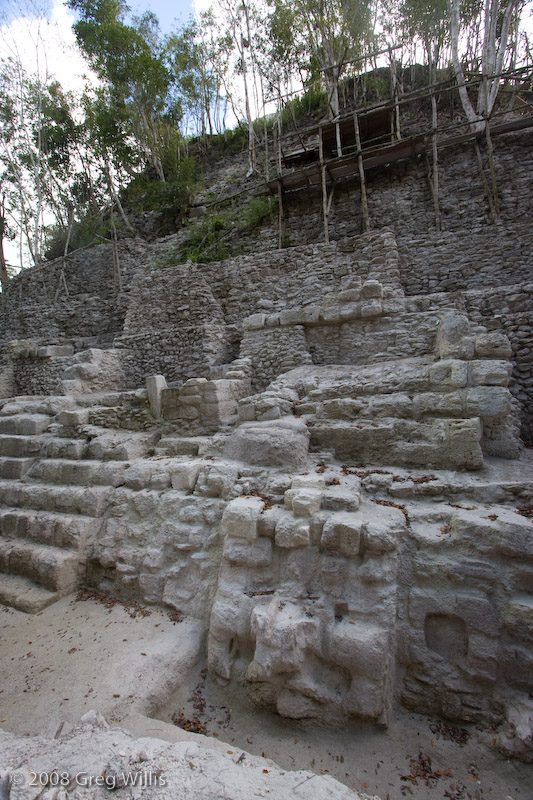 Main platform of the La Danta pyramid complex at El Mirador